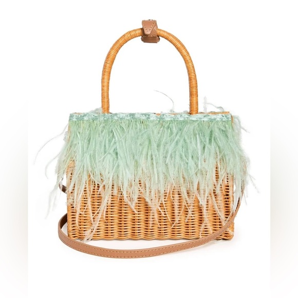 Serpui Cynthia Wicker Bag - Picture 1 of 8